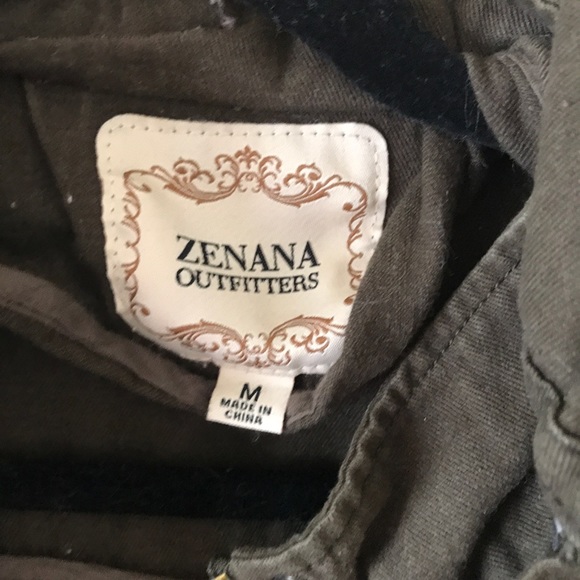 Zenena Outfitters Khaki Jean Jacket - Picture 5 of 7